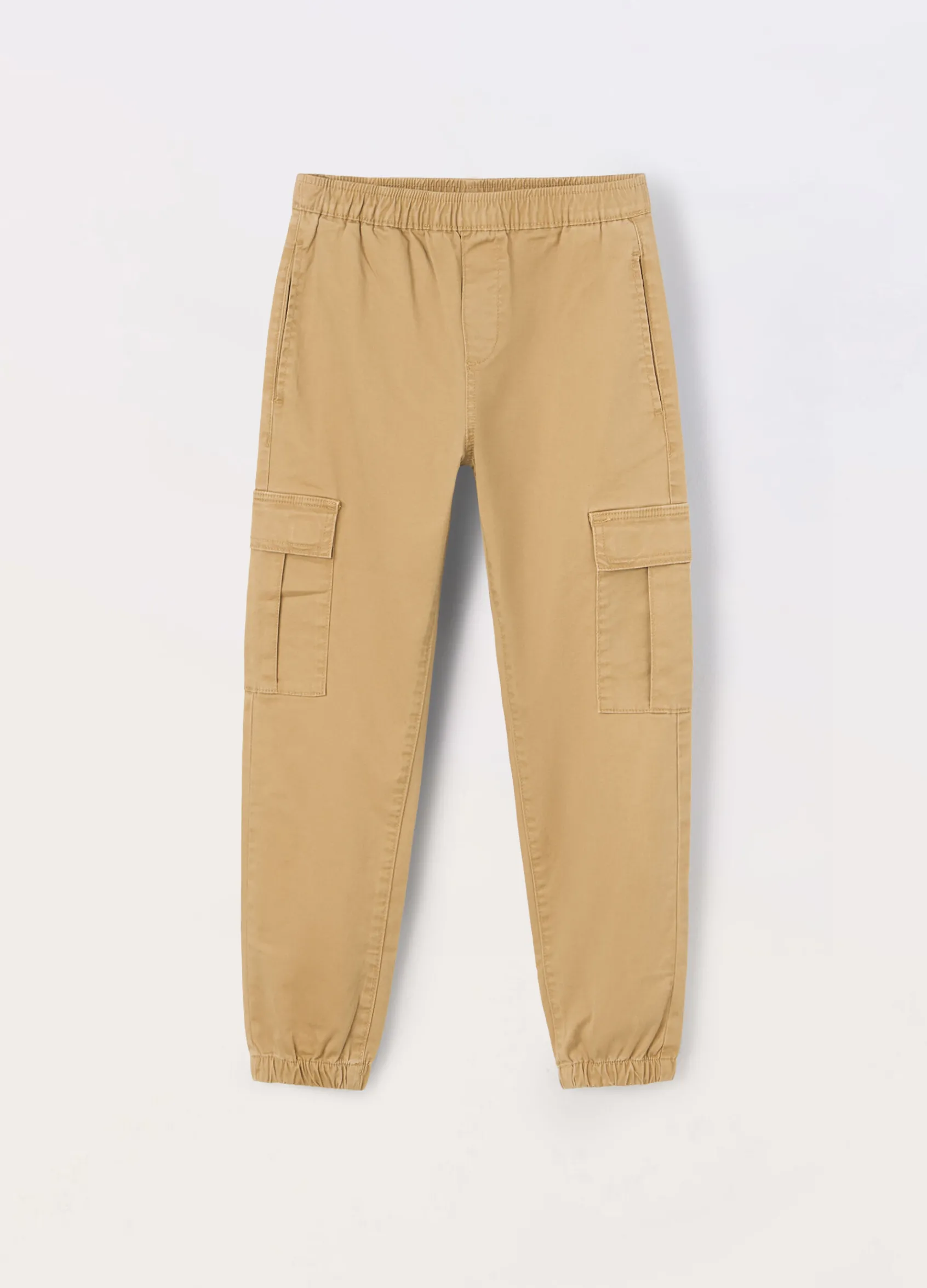 Blukids Jogger cargo in cotone stretch ragazzo- Pantaloni