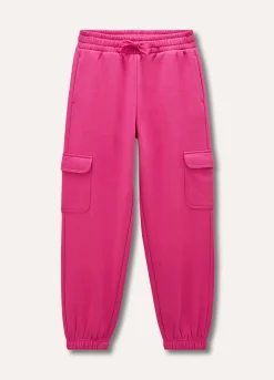 Blukids Jogger cargo in felpa di cotone ragazza- Pantaloni