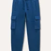 Blukids Jogger cargo misto cotone bambino-Bambino Pantaloni