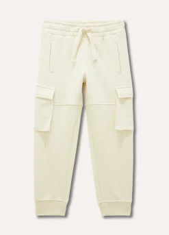 Blukids Jogger cargo misto cotone bambino-Bambino Pantaloni