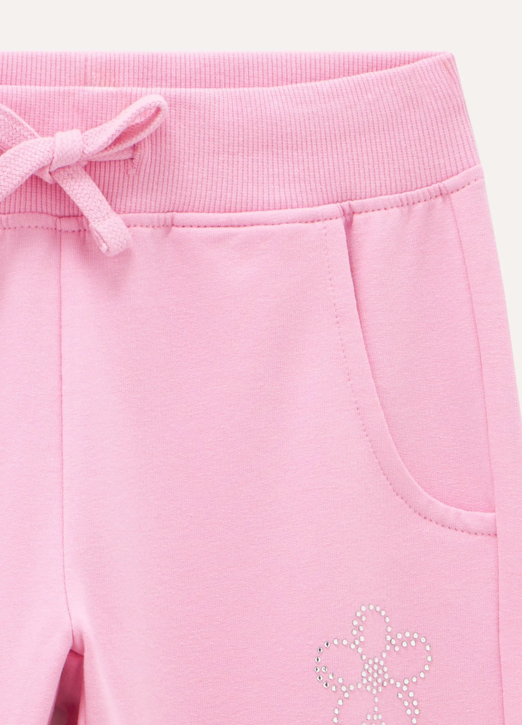 Blukids Jogger in cotone stretch bambina- Leggings