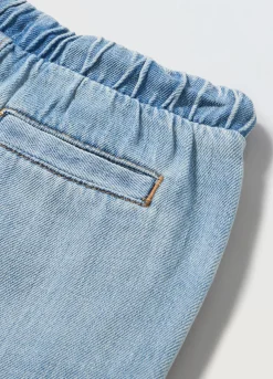 Blukids Jogger in denim di misto cotone bambino-Bambino Jeans