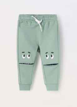 Blukids Jogger in french terry di puro cotone neonato- Pantaloni