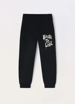 Blukids Jogger in french terry di puro cotone ragazzo- Pantaloni