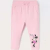 Blukids Jogger in french terry di cotone stretch neonata- Pantaloni