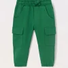 Blukids Jogger in french terry di puro cotone neonato- Pantaloni