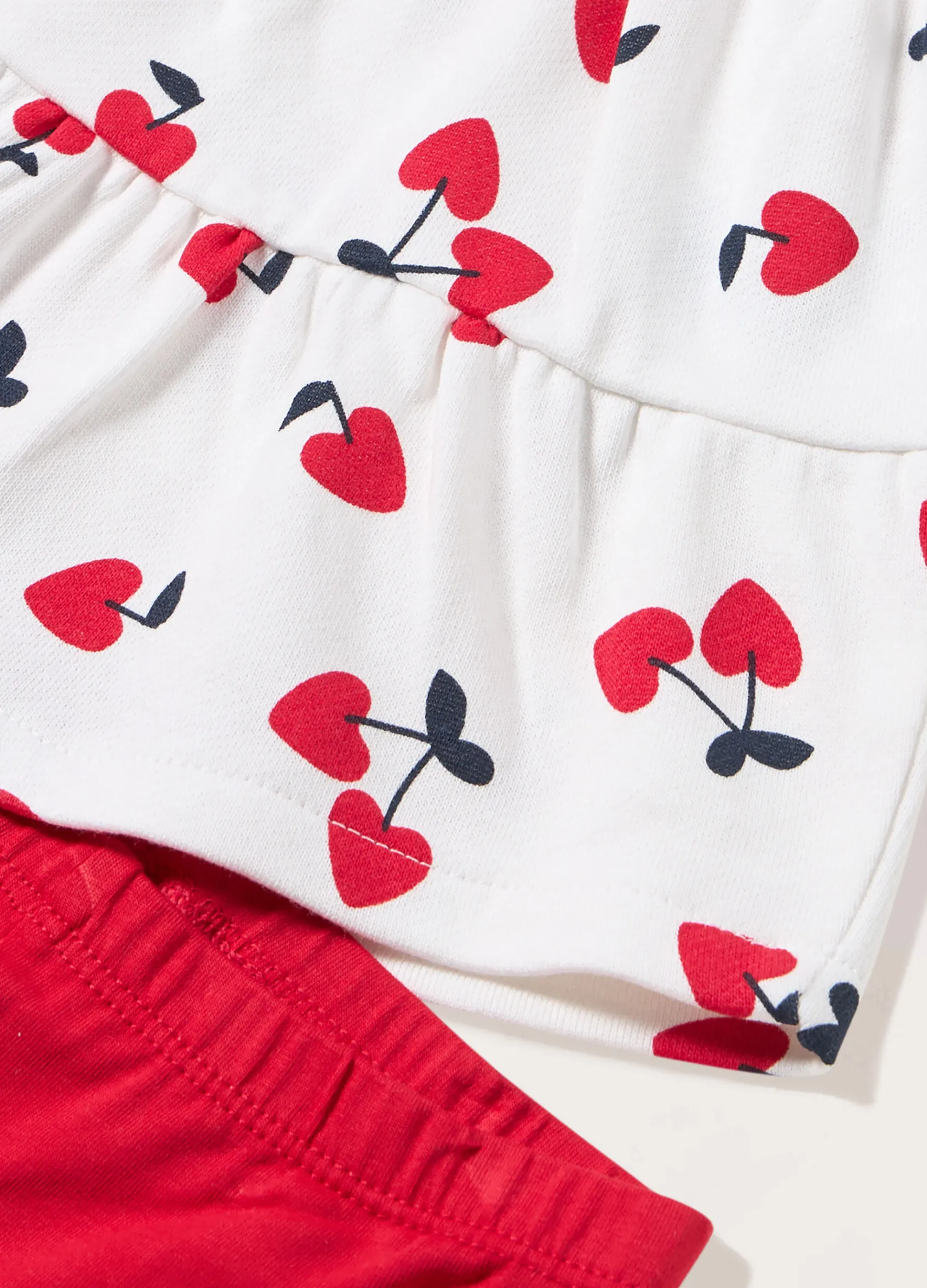 Blukids Jogger in french terry di puro cotone neonata- Completini