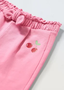 Blukids Jogger in french terry di cotone stretch neonata- Pantaloni