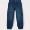 Blukids Jogger in french terry ragazzo- Jeans