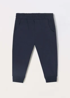 Blukids Jogger in jersey di puro cotone neonato- Pantaloni
