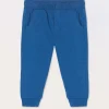 Blukids Jogger in jersey di puro cotone neonato- Pantaloni