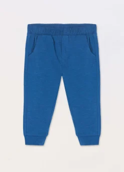 Blukids Jogger in jersey di puro cotone neonato- Pantaloni