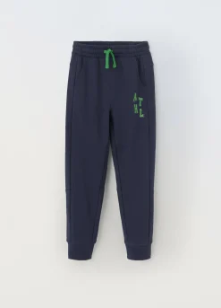 Blukids Jogger in misto cotone ragazzo- Pantaloni