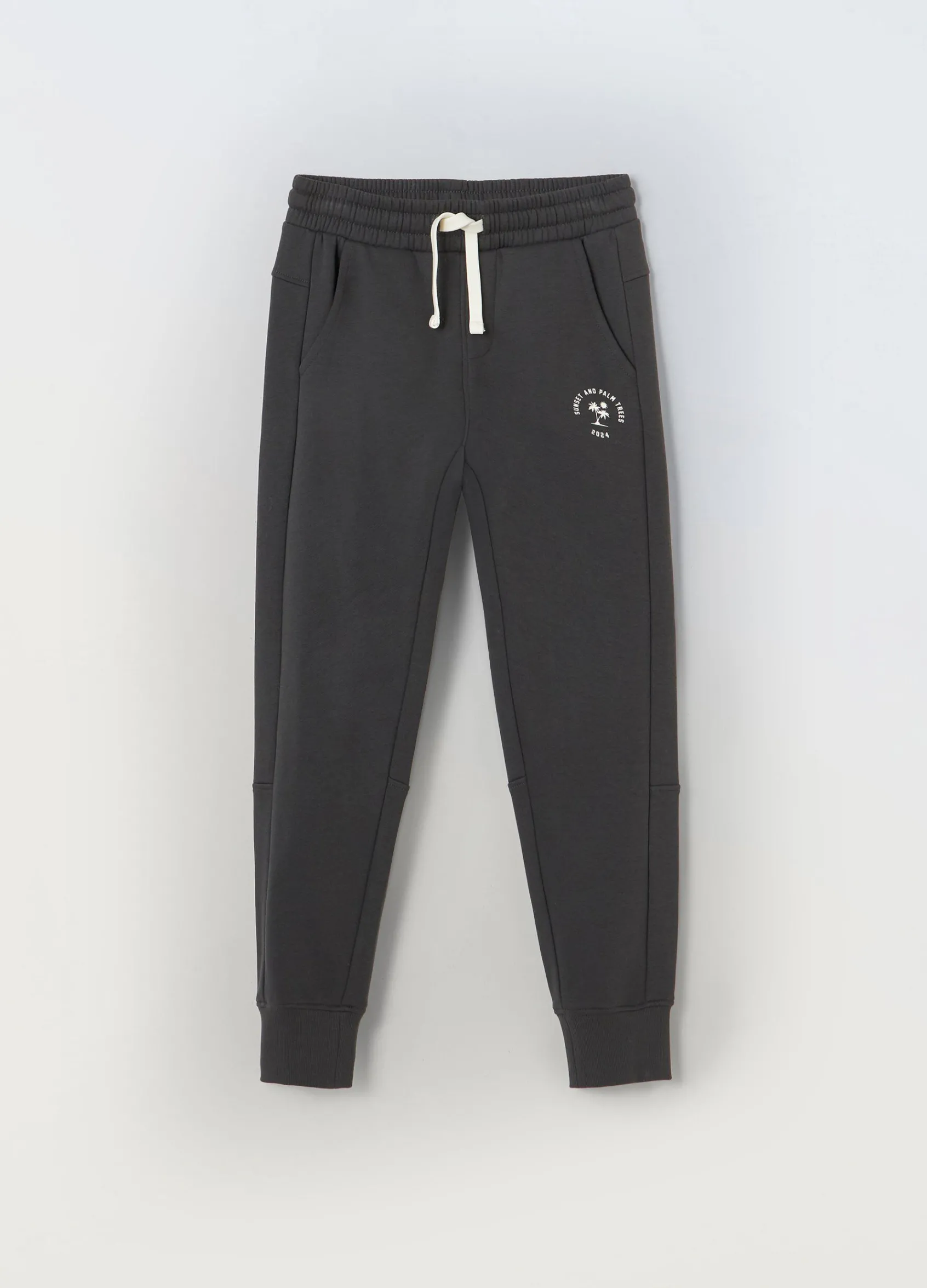 Blukids Jogger in misto cotone ragazzo- Pantaloni