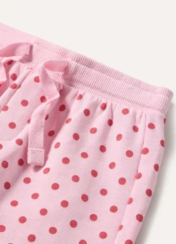 Blukids Jogger in puro cotone con stampa neonata- Pantaloni