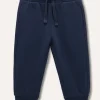 Blukids Jogger in puro cotone neonata- Pantaloni