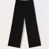 Blukids Jogger wide leg in french terry di puro cotone ragazza- Pantaloni