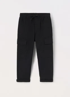 Blukids Joggers cargo in puro cotone bambino-Bambino Pantaloni