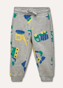 Blukids Joggers con stampe in felpa di cotone neonato- Pantaloni