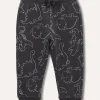 Blukids Joggers con stampe in felpa di cotone neonato- Pantaloni