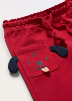 Blukids Joggers in french terry di puro cotone neonato- Pantaloni