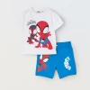 Blukids Jogging set corto in jersey di puro cotone neonato- Completini