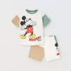 Blukids Jogging set corto in jersey di puro cotone neonato- Completini