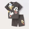 Blukids Jogging set corto in jersey di puro cotone neonato- Completini