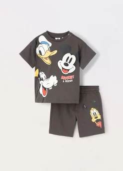 Blukids Jogging set corto in jersey di puro cotone neonato- Completini