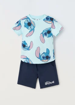 Blukids Jogging set corto in puro cotone neonato- Completini