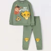 Blukids Jogging set Disney in felpa di puro cotone neonato- Completini