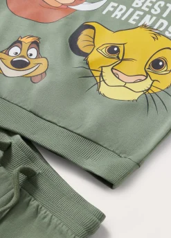 Blukids Jogging set Disney in felpa di puro cotone neonato- Completini