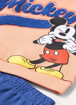 Blukids Jogging set Disney in felpa di puro cotone neonato- Completini