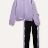 Blukids Jogging set in cotone con leggings ragazza- Set E Coordinati