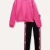 Blukids Jogging set in cotone con leggings ragazza- Set E Coordinati