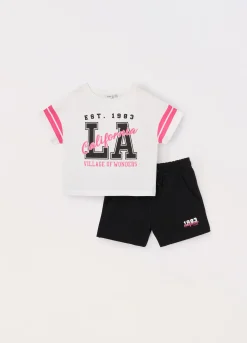 Blukids Jogging set in cotone jersey ragazza- Set E Coordinati