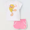 Blukids Jogging set in cotone stretch neonata- Completini