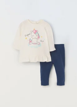 Blukids Jogging set in cotone stretch neonata- Completini