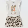 Blukids Jogging set in cotone stretch bambina- Set E Coordinati