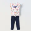 Blukids Jogging set in cotone stretch bambina- Set E Coordinati