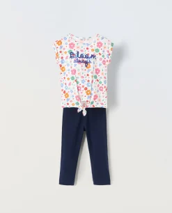 Blukids Jogging set in cotone stretch bambina- Set E Coordinati
