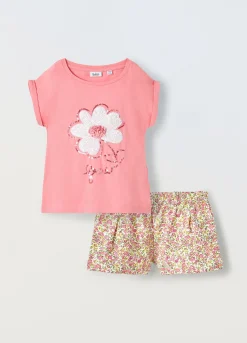 Blukids Jogging set in cotone stretch bambina- Set E Coordinati
