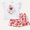 Blukids Jogging set in cotone stretch bambina- Set E Coordinati