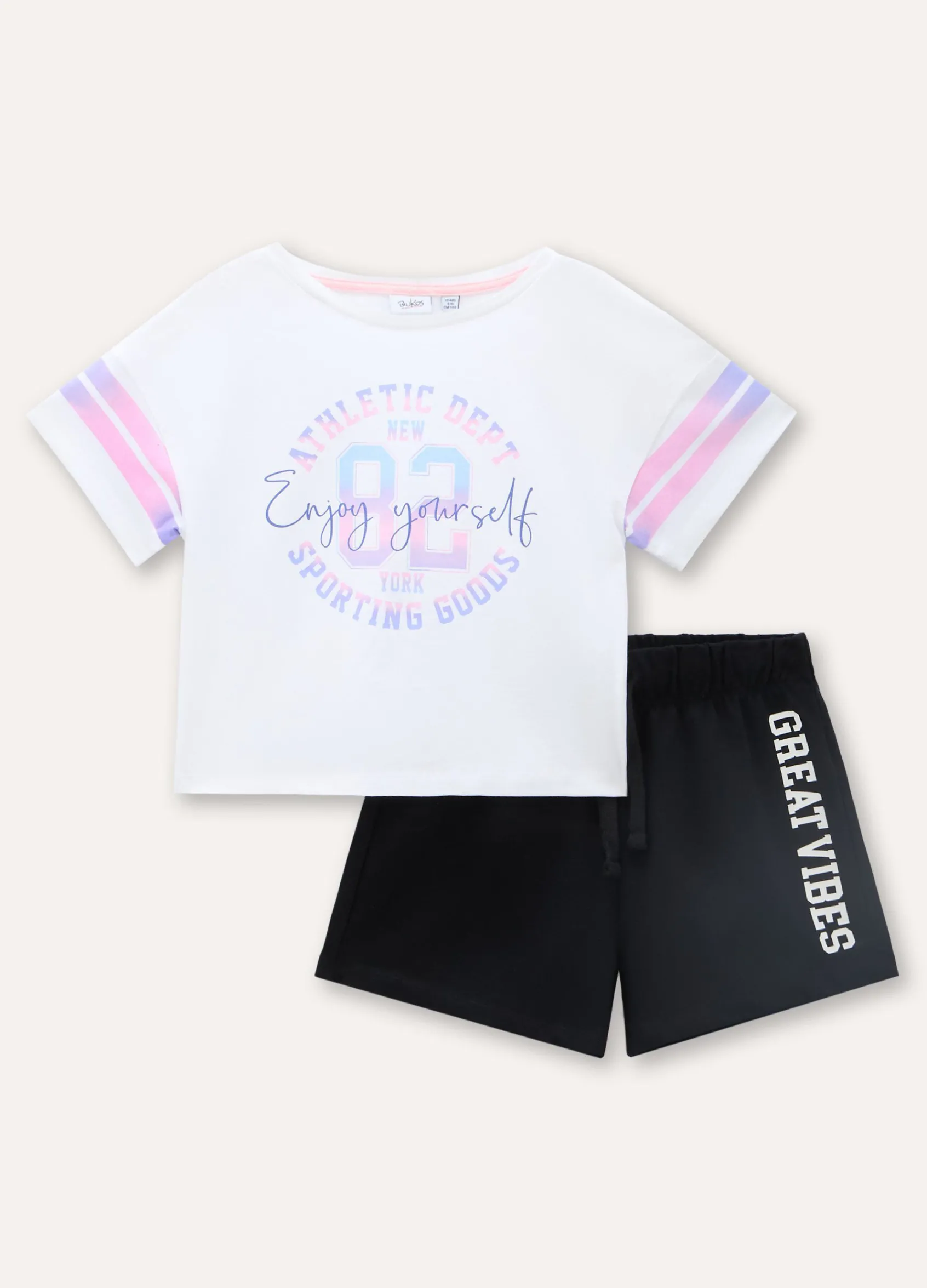 Blukids Jogging set in cotone stretch ragazza- Set E Coordinati