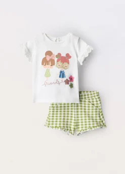 Blukids Jogging set in cotone stretch neonata- Completini