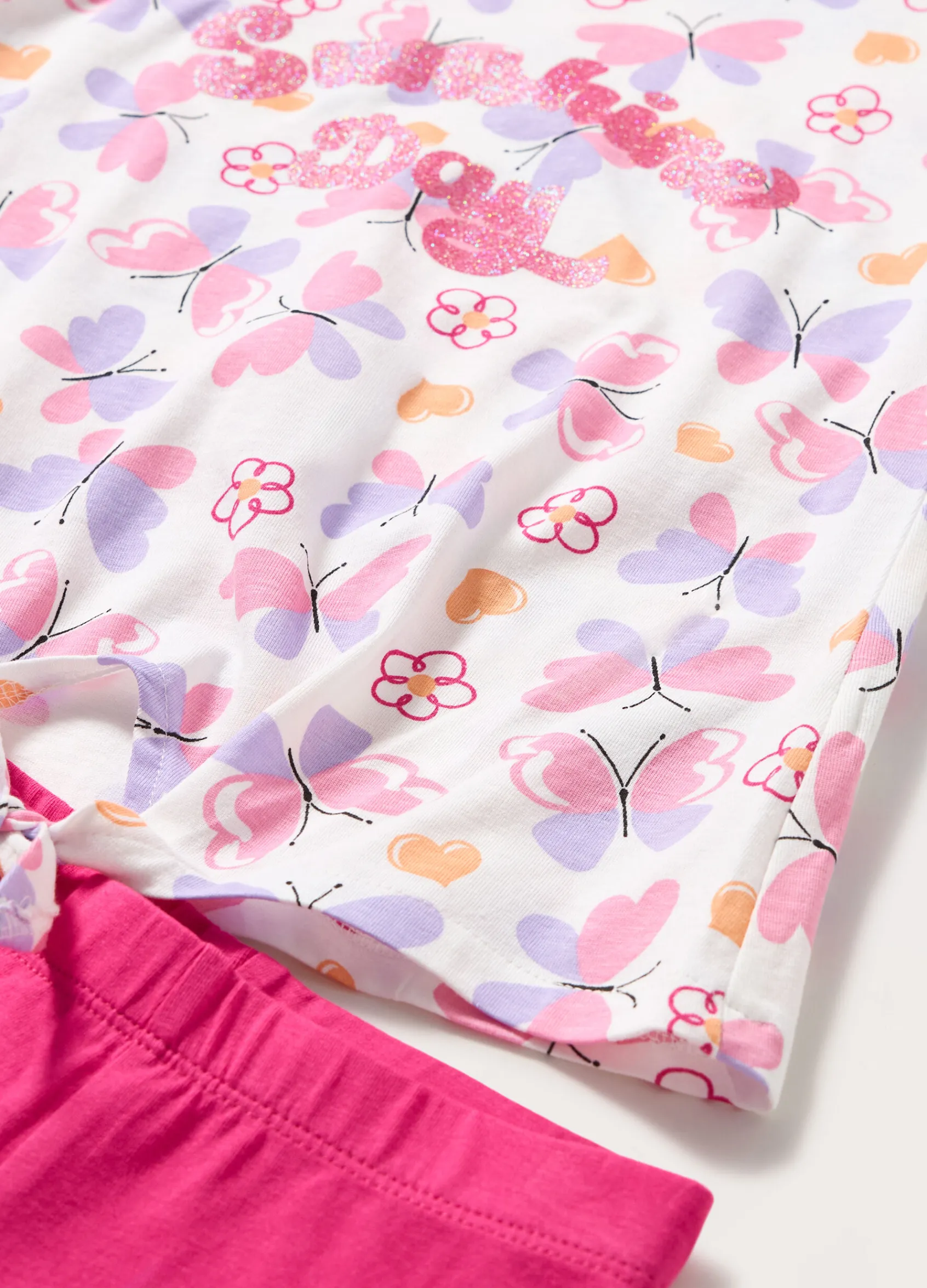 Blukids Jogging set in cotone stretch bambina- Set E Coordinati