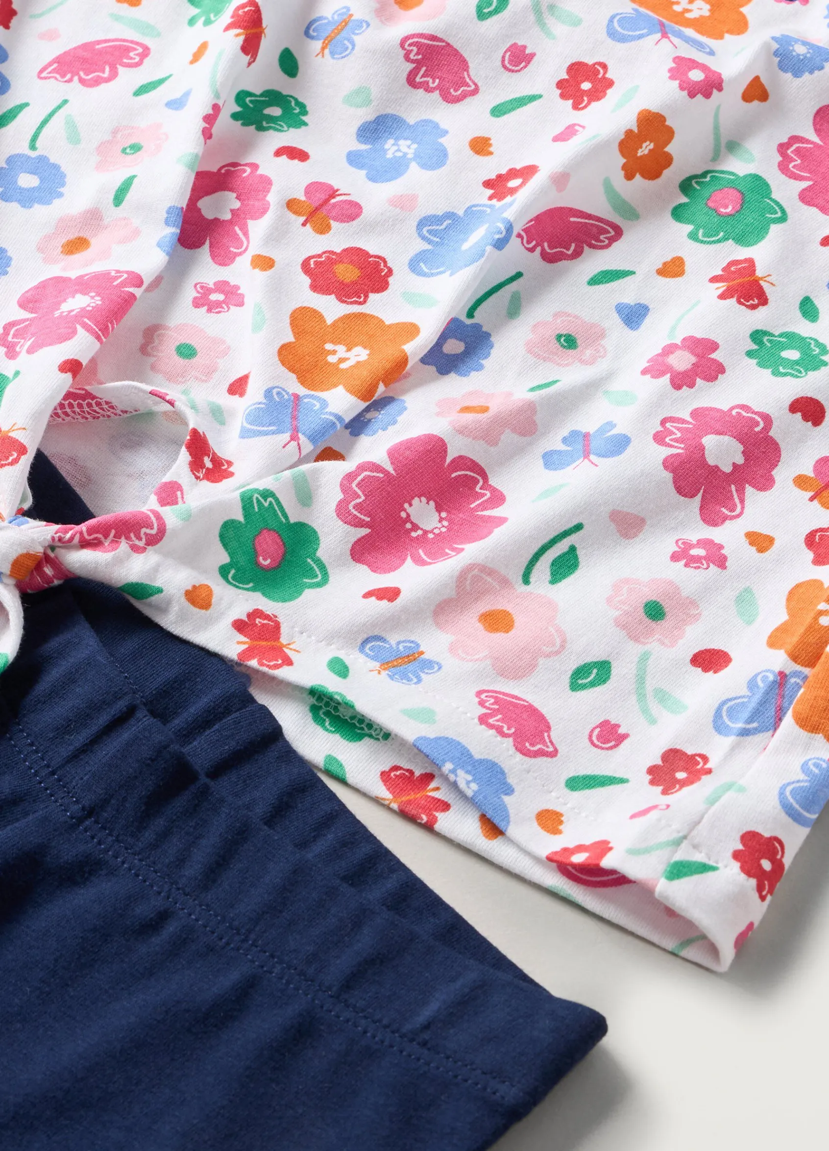 Blukids Jogging set in cotone stretch bambina- Set E Coordinati