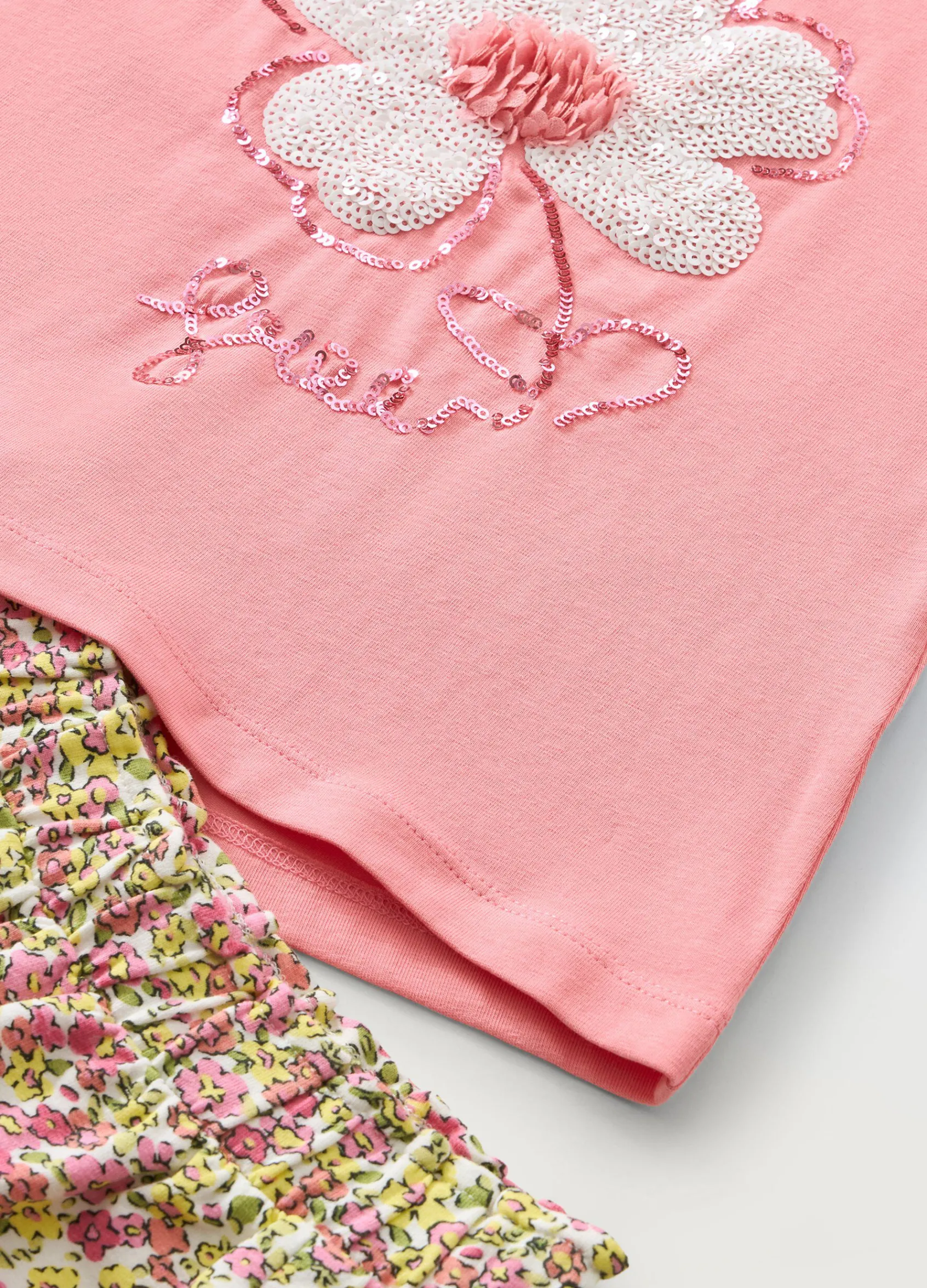 Blukids Jogging set in cotone stretch bambina- Set E Coordinati