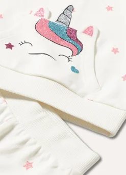 Blukids Jogging set in felpa di puro cotone neonata- Completini