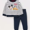 Blukids Jogging set in french terry di puro cotone neonato- Completini